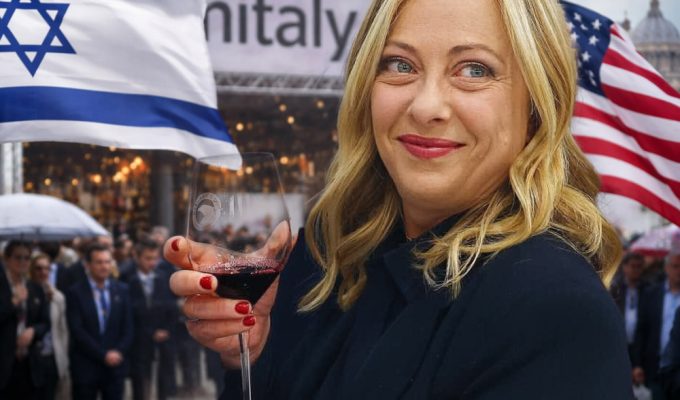 Giorgia Meloni al Vinitaly durante la svolta geopolitica tra Stati Uniti e Israele