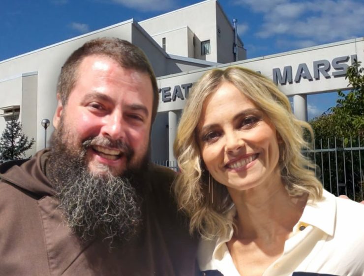 Francesca Fialdini e Fra Emiliano