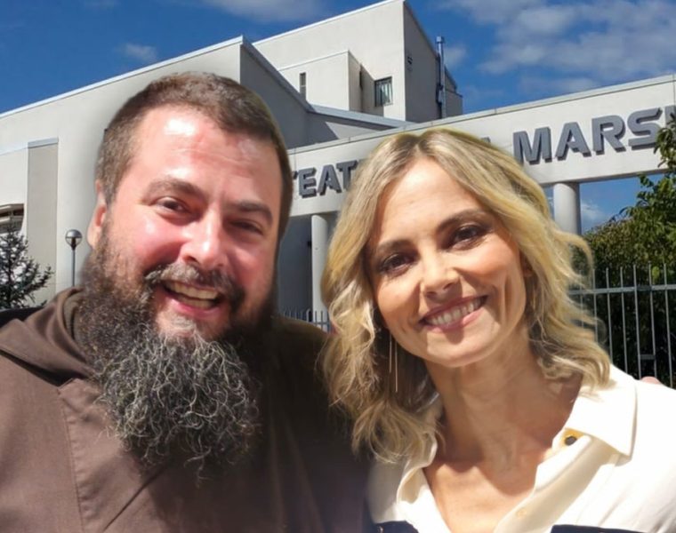 Francesca Fialdini e Fra Emiliano