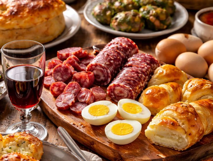 colazione di Pasqua in Abruzzo: lo sdijuno