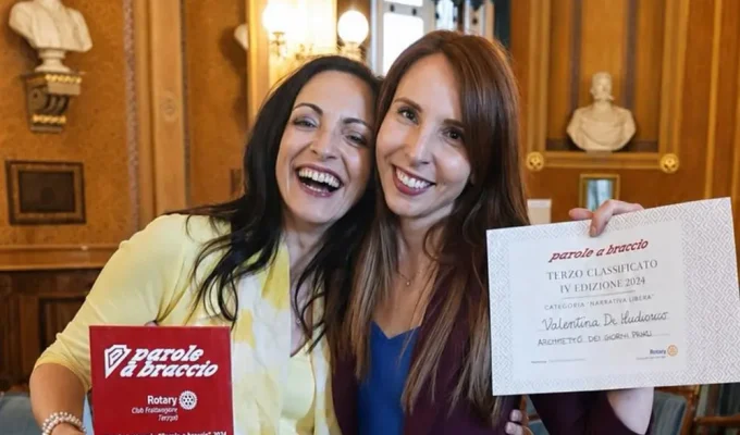 Kristine Maria Rapino e Valentina Di Ludovico premiate al Premio Parole a Braccio