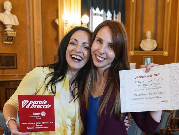 Kristine Maria Rapino e Valentina Di Ludovico premiate al Premio Parole a Braccio