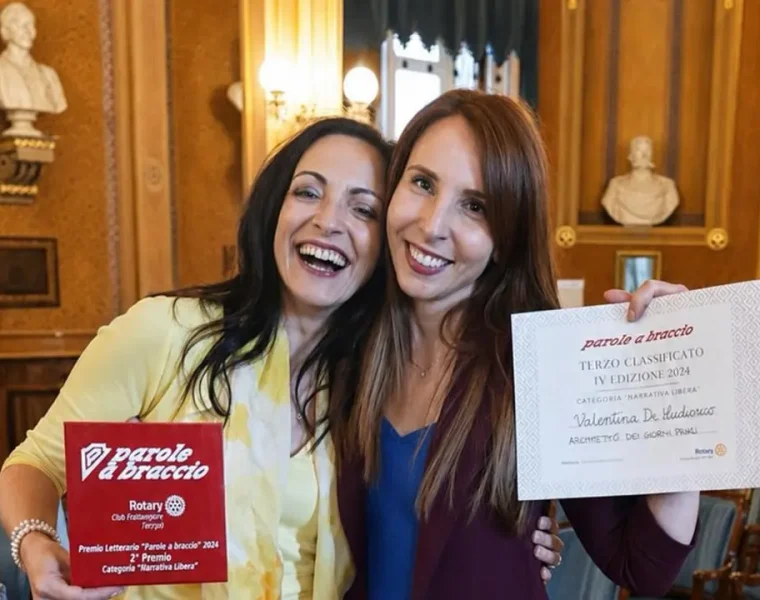 Kristine Maria Rapino e Valentina Di Ludovico premiate al Premio Parole a Braccio