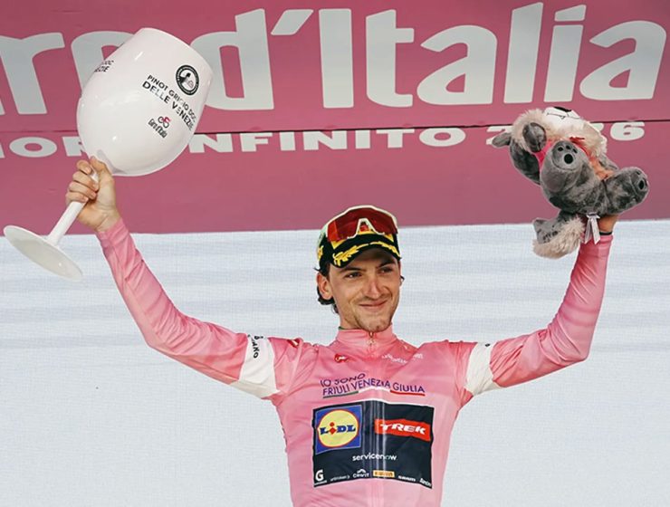 Giulio Ciccone maglia rosa