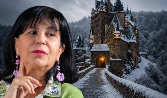 Enigma al Burg Eltz di Antonella Polenta, thriller ambientato in un castello gotico innevato