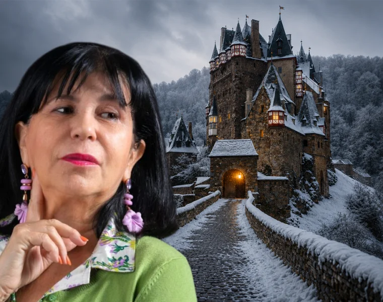 Enigma al Burg Eltz di Antonella Polenta, thriller ambientato in un castello gotico innevato