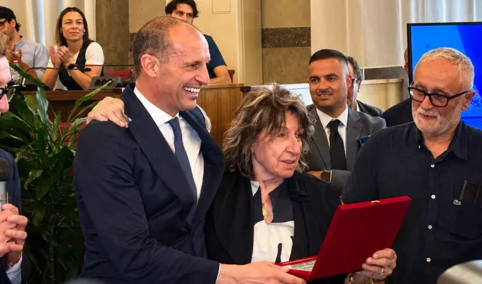 Premio Galeone a Pescara con Max Allegri e la signora Annamaria nel ricordo di Giovanni Galeone