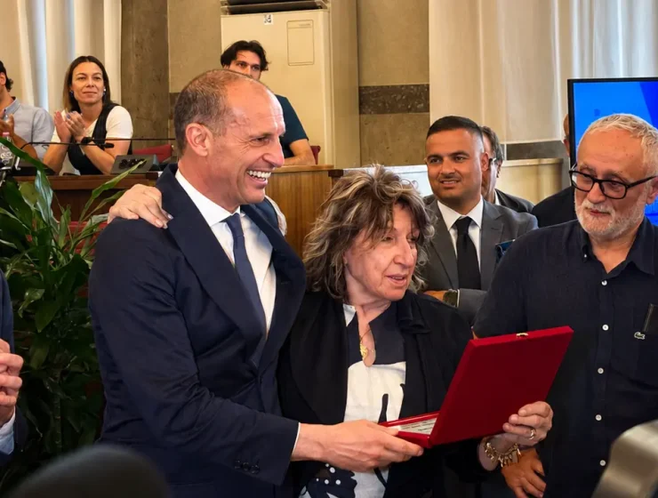 Premio Galeone a Pescara con Max Allegri e la signora Annamaria nel ricordo di Giovanni Galeone