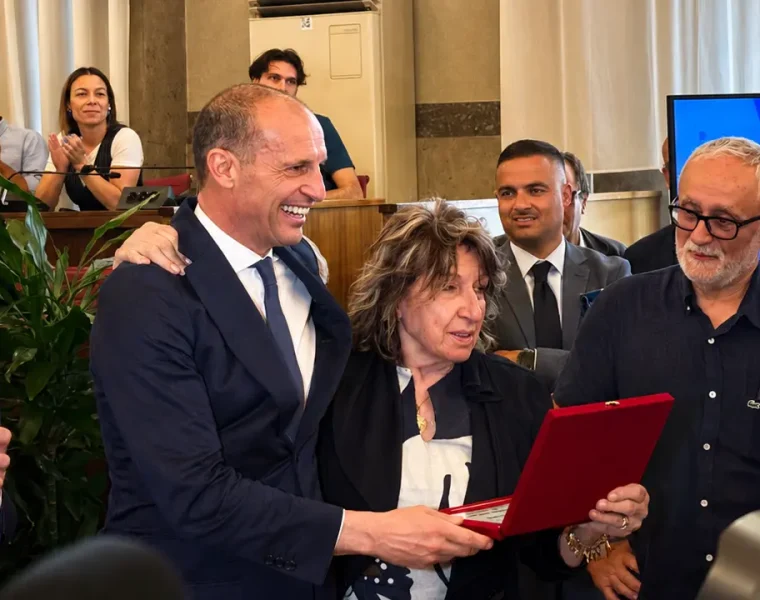 Premio Galeone a Pescara con Max Allegri e la signora Annamaria nel ricordo di Giovanni Galeone