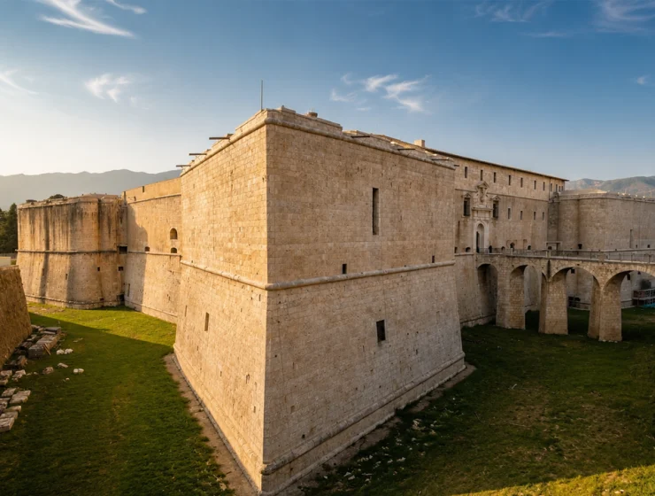 L’Aquila Città Museo della Pace raccontata attraverso il Forte Spagnolo, simbolo di memoria, cultura e identità.