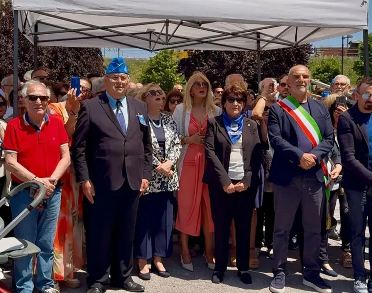 Cerimonia istituzionale a Pescara con autorità, associazioni e cittadini