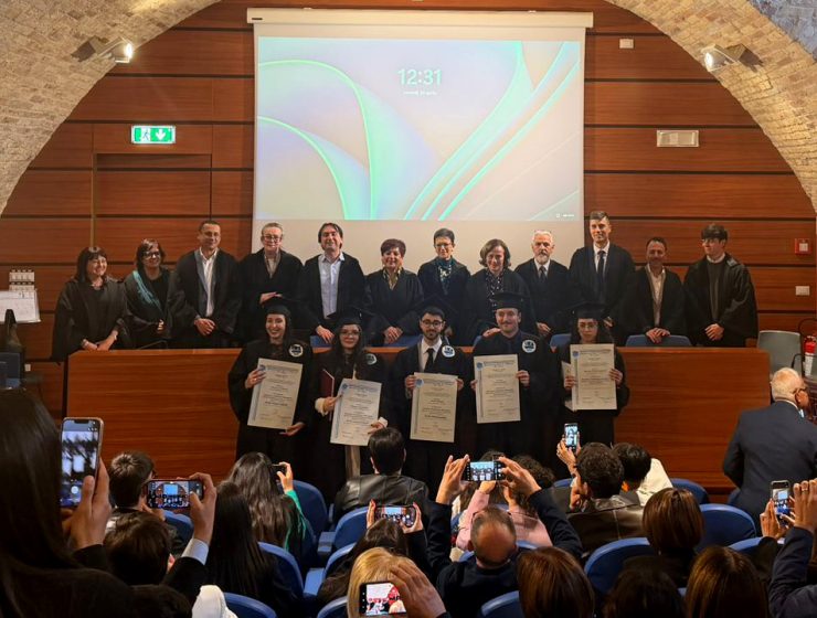 Lauree a Palazzo de Mayo con i nuovi dottori della d’Annunzio a Chieti