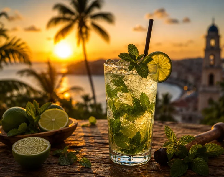 Mojito cocktail cubano