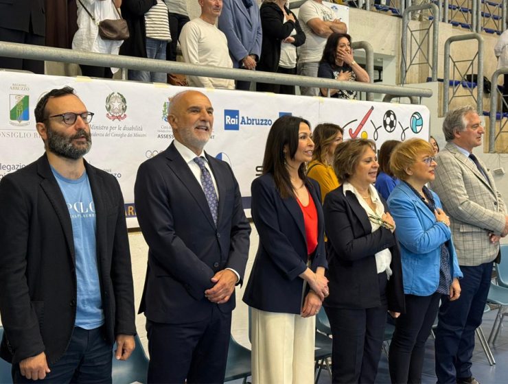 Autorità e rappresentanti istituzionali all’evento Nessuno è fuori gioco a Pescara