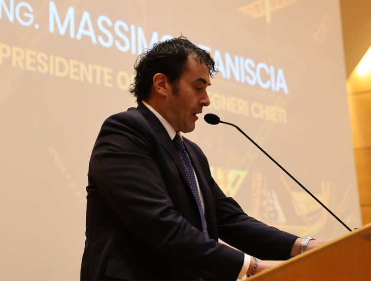 Massimo Staniscia interviene all’evento dell’Ordine degli Ingegneri di Chieti al Campus Universitario