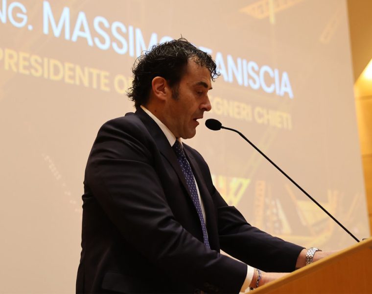 Massimo Staniscia interviene all’evento dell’Ordine degli Ingegneri di Chieti al Campus Universitario