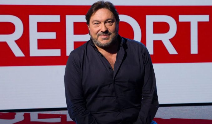 Sigfrido Ranucci a Vasto in una foto promozionale legata agli appuntamenti del Maggio dei Libri