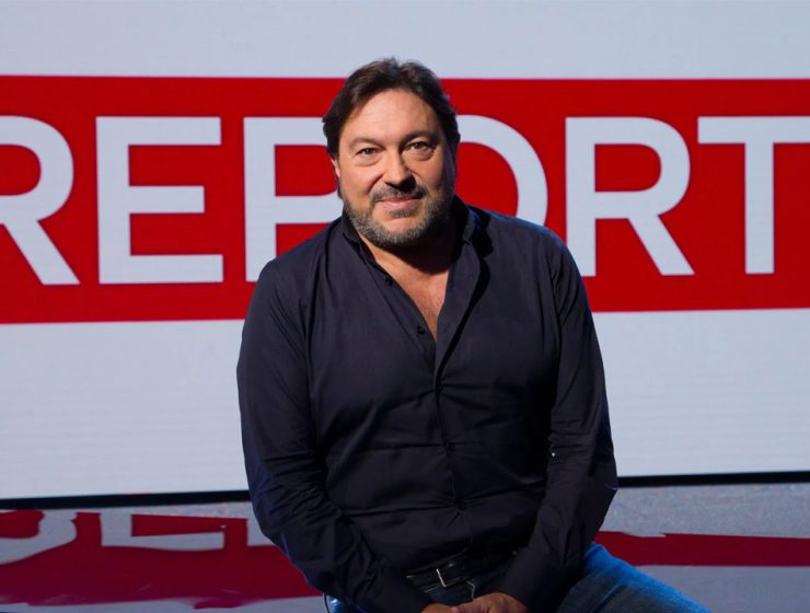 Sigfrido Ranucci a Vasto in una foto promozionale legata agli appuntamenti del Maggio dei Libri