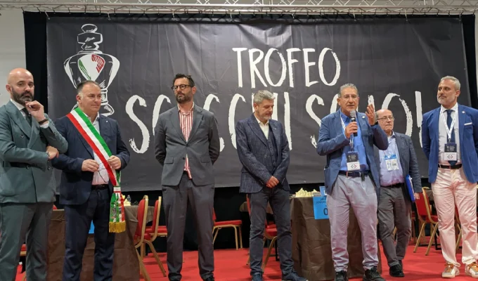 Montesilvano capitale degli scacchi con inaugurazione del Trofeo Scacchi Scuola al Pala Dean Martin