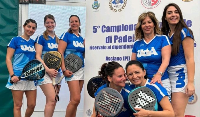Padel femminile della d’Annunzio argento nazionale agli Assoluti A.N.C.I.U.