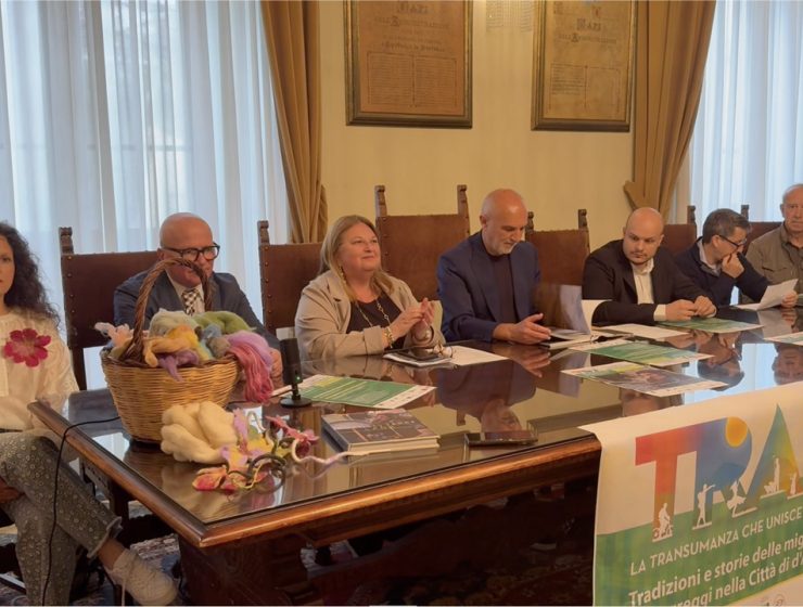 Presentazione del Festival della transumanza a Pescara con istituzioni e organizzatori