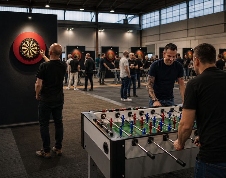 Torneo di calcio balilla e freccette