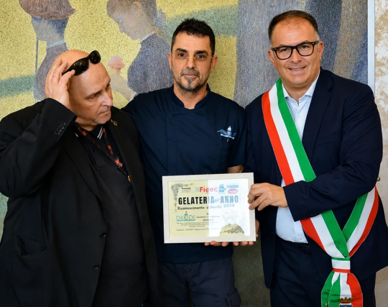 Premio Gelateria dell’Anno 2026 alla gelateria Davide di Montesilvano