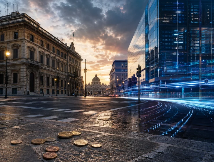Italia rivoluzione digitale tra passato politico, monetine del 1993 e futuro tecnologico mancato.