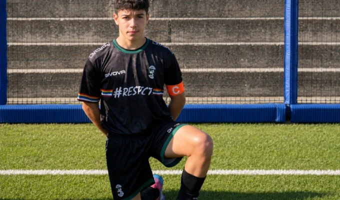 Samuele Della Penna Chieti, capitano dell’Under 15 neroverde protagonista della stagione vincente