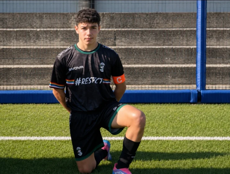Samuele Della Penna Chieti, capitano dell’Under 15 neroverde protagonista della stagione vincente